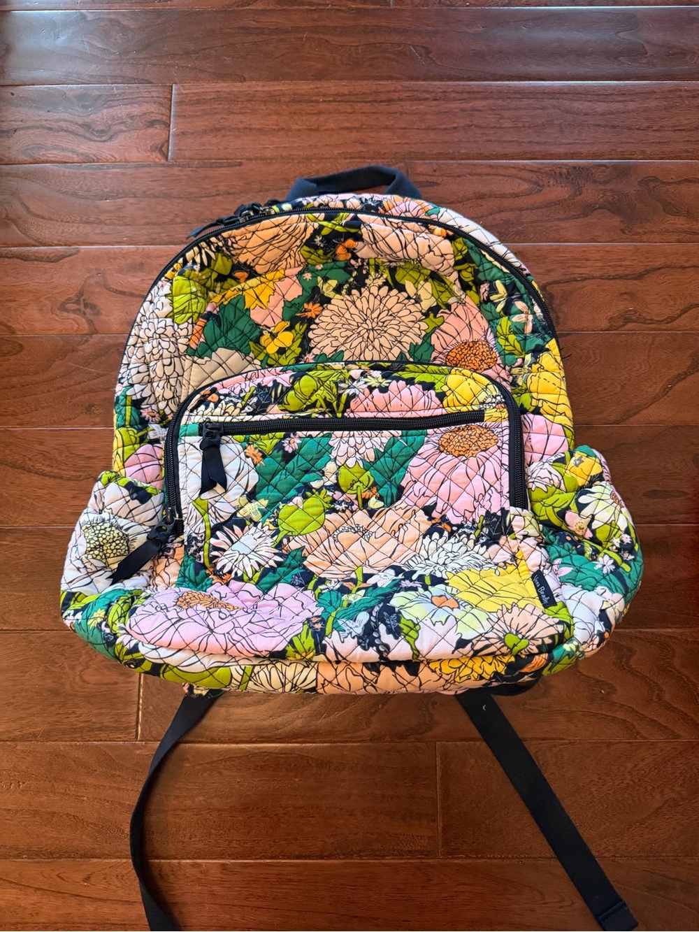 Vera Bradley Quilted Floral Print Backpack